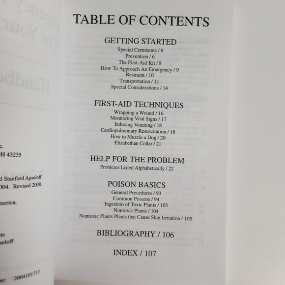 Emergency First Aid Handbook For Dogs - Picture 3 of 7